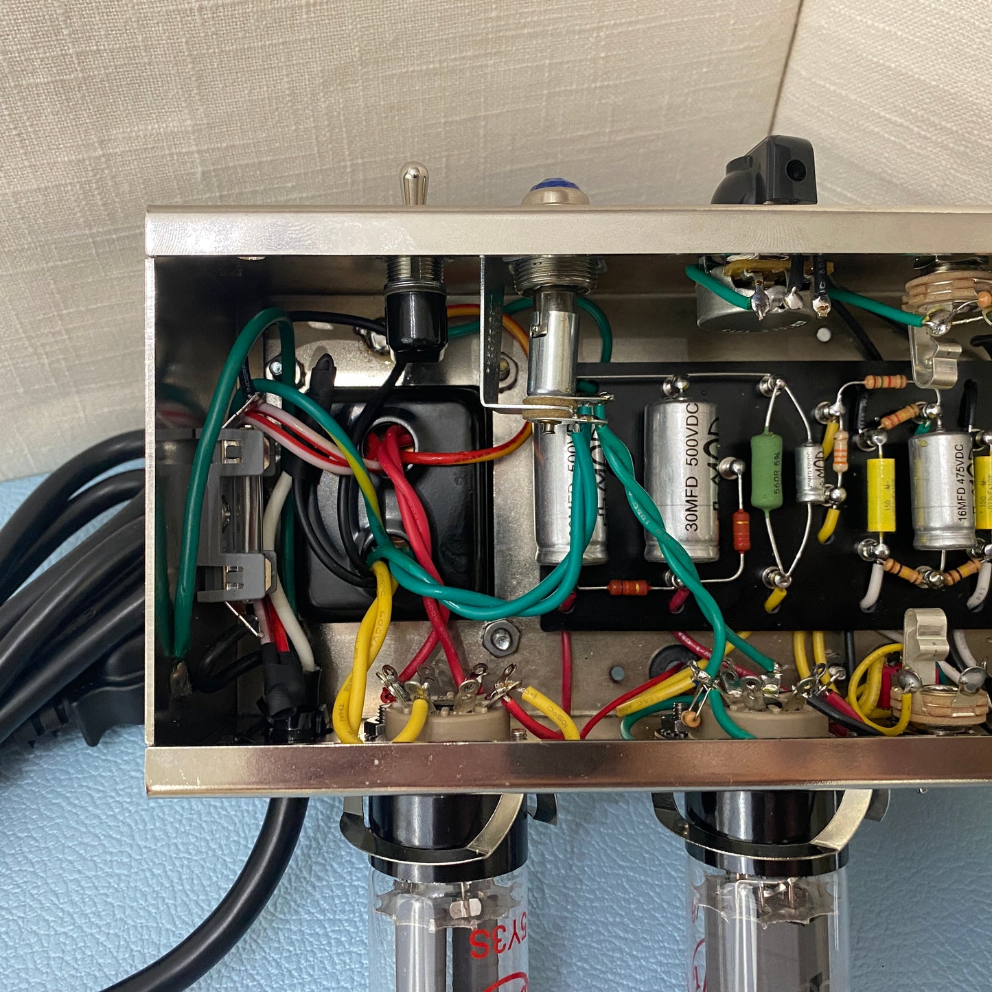 5F1 Tweed Champ Clone Chassis | 5w 6V6 "One-Knob Wonder"