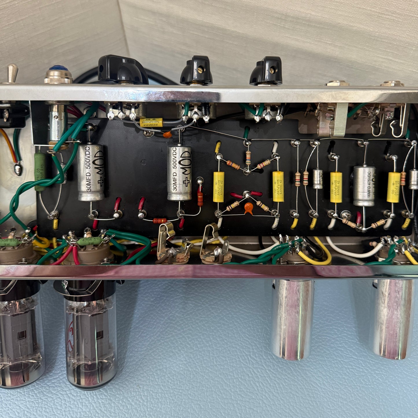 5D3 Tweed Deluxe Clone Chassis | Stock Circuit w/ Layout & Longevity Improvements